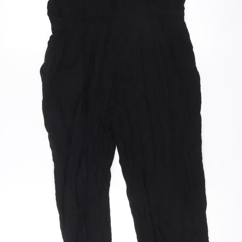 AX Paris Women’s Black Viscose Jumpsuit Size 14 Strappy Summer