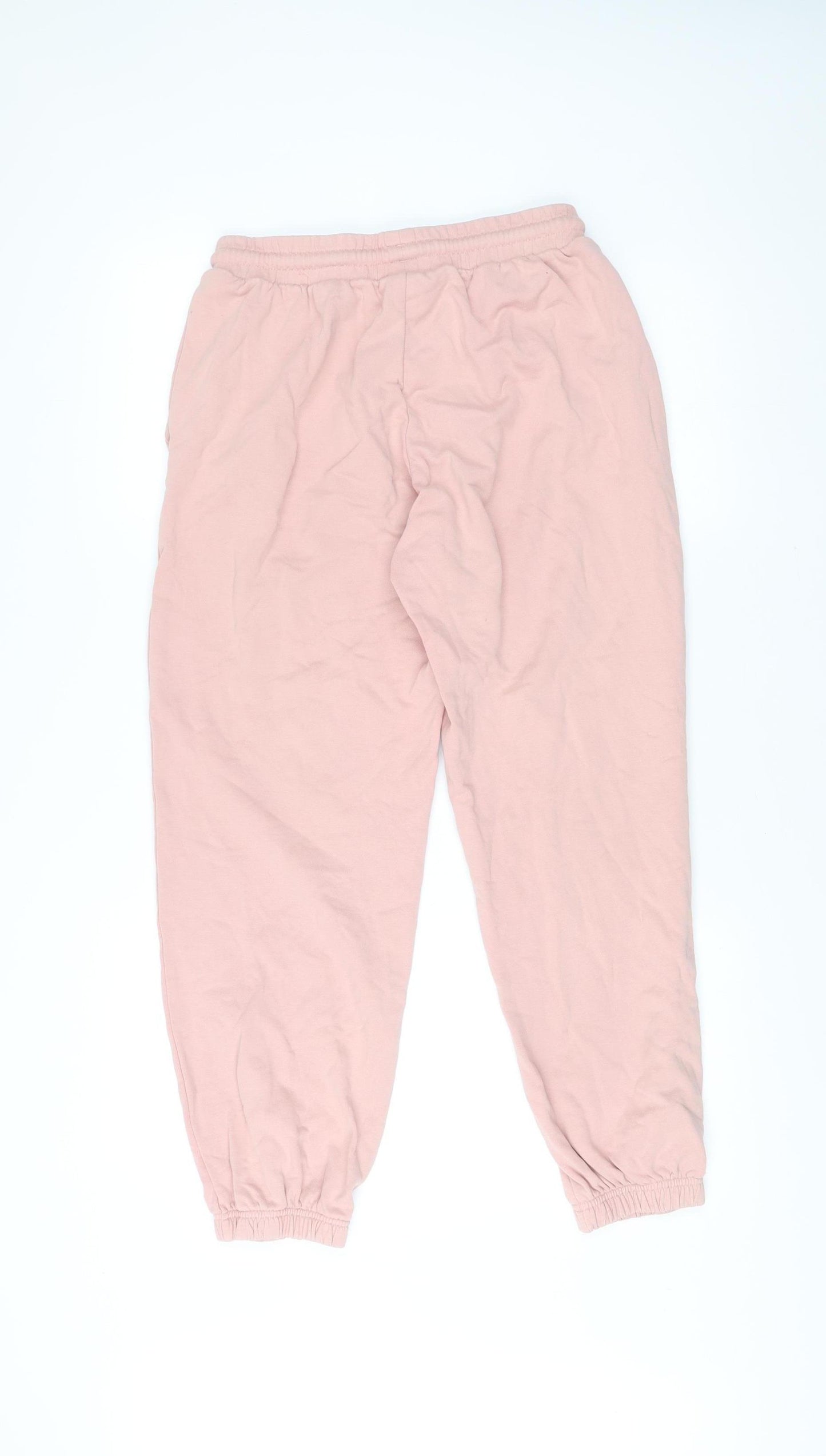 Adidas Women’s Pink Jogger Trousers Size S Cotton Blend