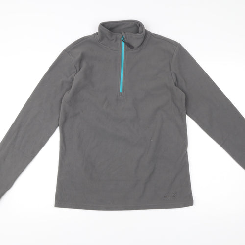 Peter Storm Women’s Grey Fleece Pullover Sweatshirt Size 14