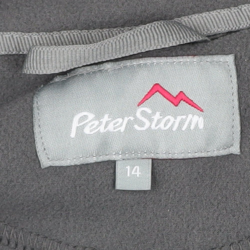 Peter Storm Women’s Grey Fleece Pullover Sweatshirt Size 14