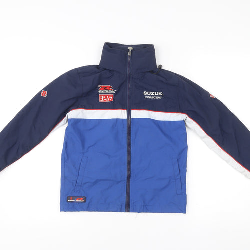 Suzuki Boys Blue 7-8 Years Windbreaker Jacket Crescent Official Merchandise