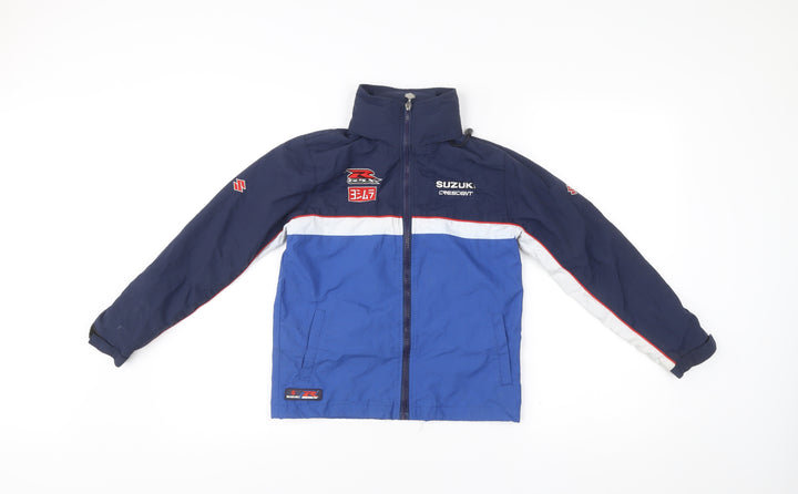 Suzuki Boys Blue 7-8 Years Windbreaker Jacket Crescent Official Merchandise