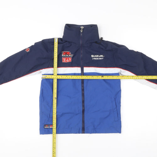 Suzuki Boys Blue 7-8 Years Windbreaker Jacket Crescent Official Merchandise