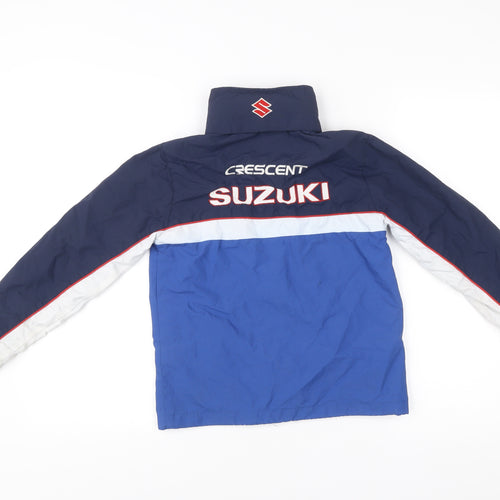 Suzuki Boys Blue 7-8 Years Windbreaker Jacket Crescent Official Merchandise