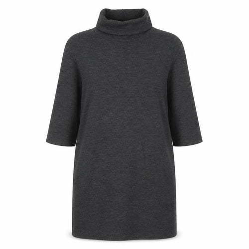Zara Women’s Grey Roll Neck Knee Length Shift Dress Size 8