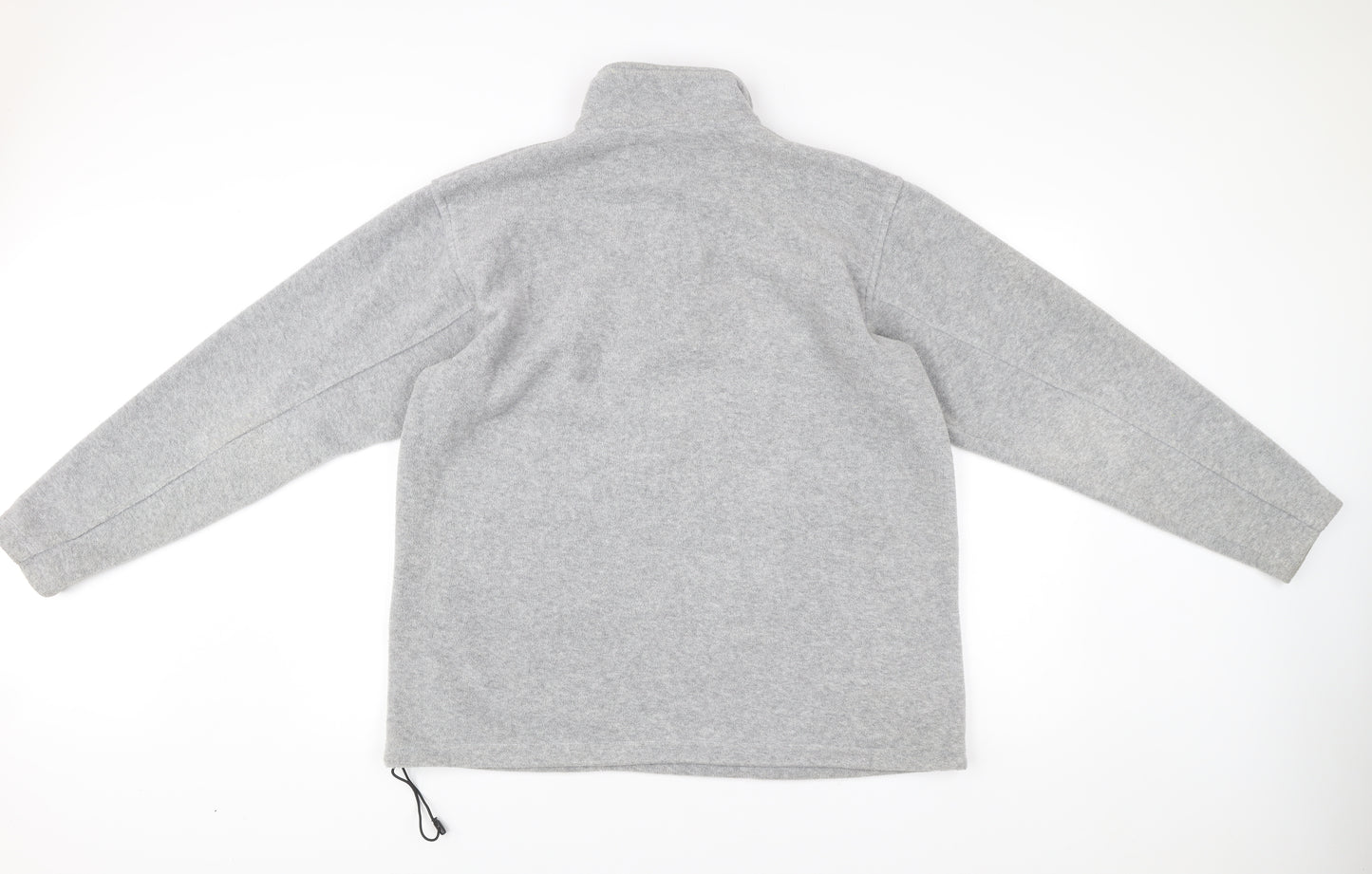 Asics Men’s Grey Fleece Sweatshirt M Half Zip Pullover Outdoor