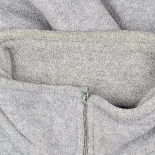 Asics Men’s Grey Fleece Sweatshirt M Half Zip Pullover Outdoor