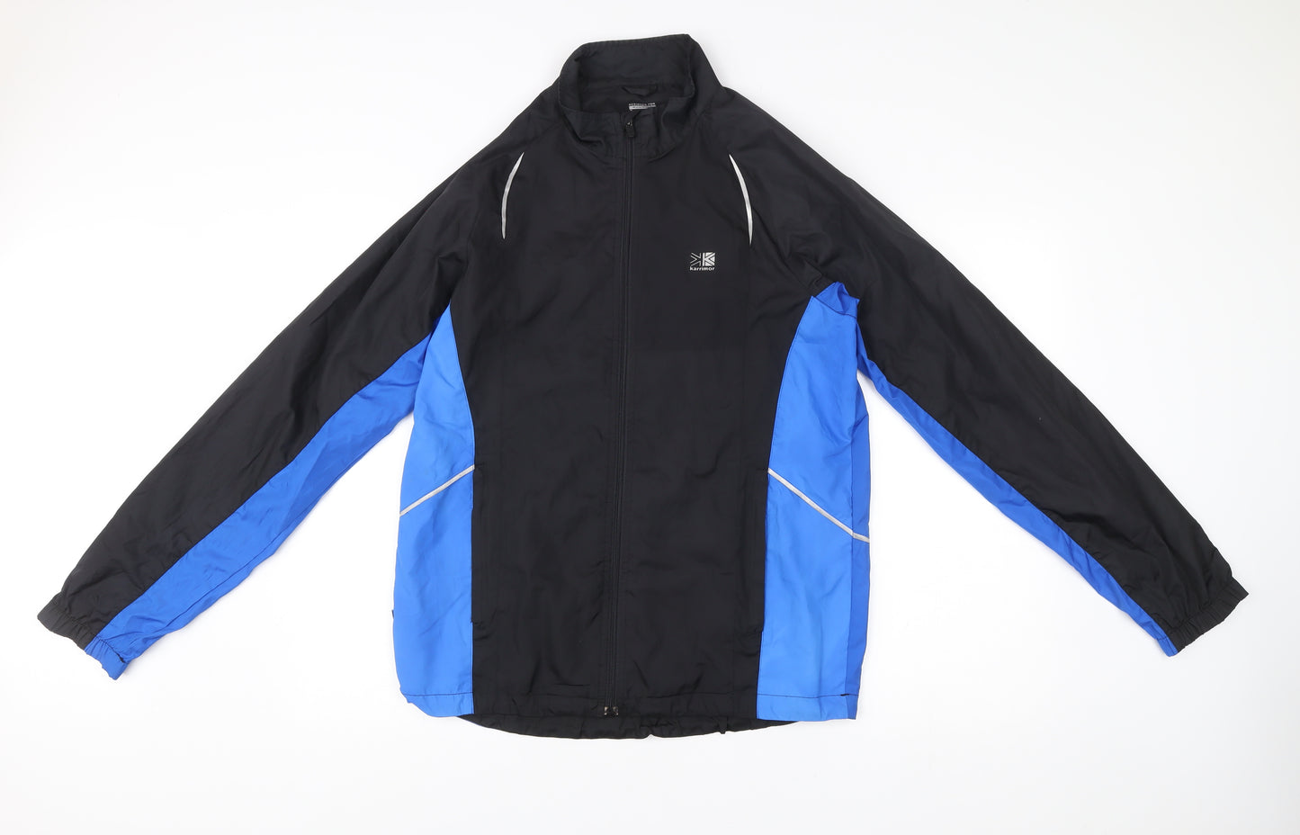 Karrimor Men's Black Blue Running Windbreaker Jacket Size S