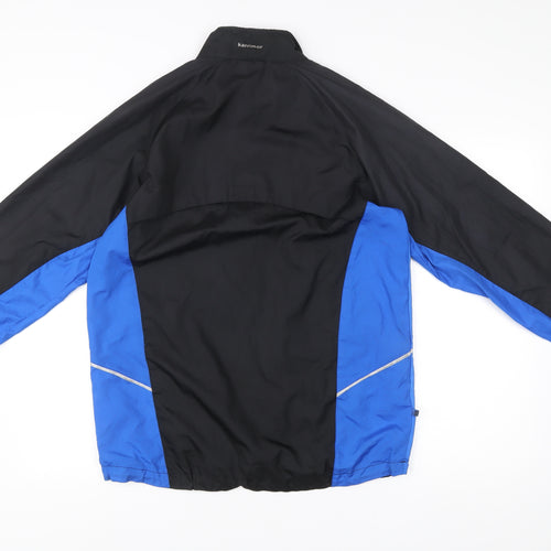 Karrimor Men's Black Blue Running Windbreaker Jacket Size S