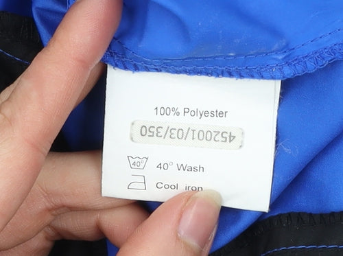 Karrimor Men's Black Blue Running Windbreaker Jacket Size S