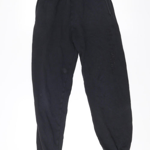 Fruit of the Loom Womens Black XS Jogger Fleece Sweatpants