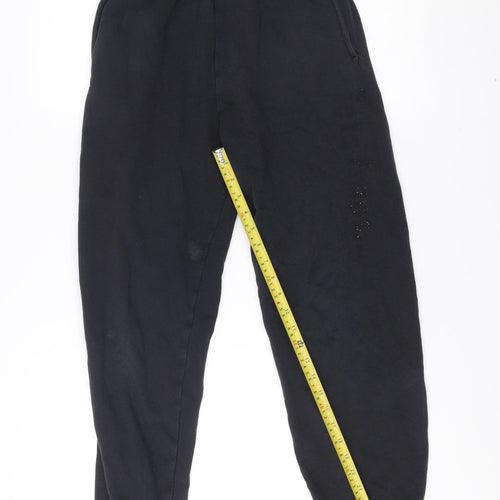 Fruit of the Loom Womens Black XS Jogger Fleece Sweatpants