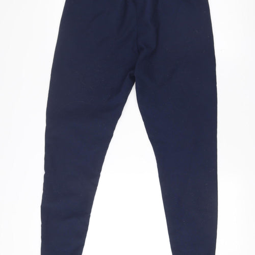 SikSilk Mens Blue Jogger Trousers Size M Polyester Slim Fit