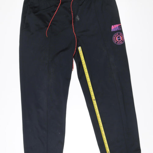 Nike Men’s Black Track Pants L Vintage Retro Sportswear Running