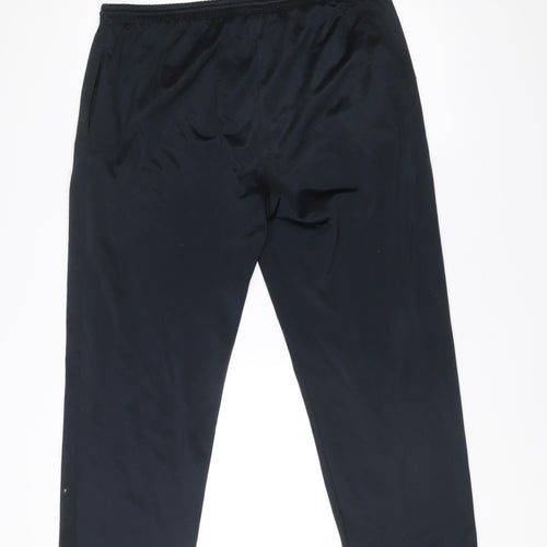 Nike Men’s Black Track Pants L Vintage Retro Sportswear Running