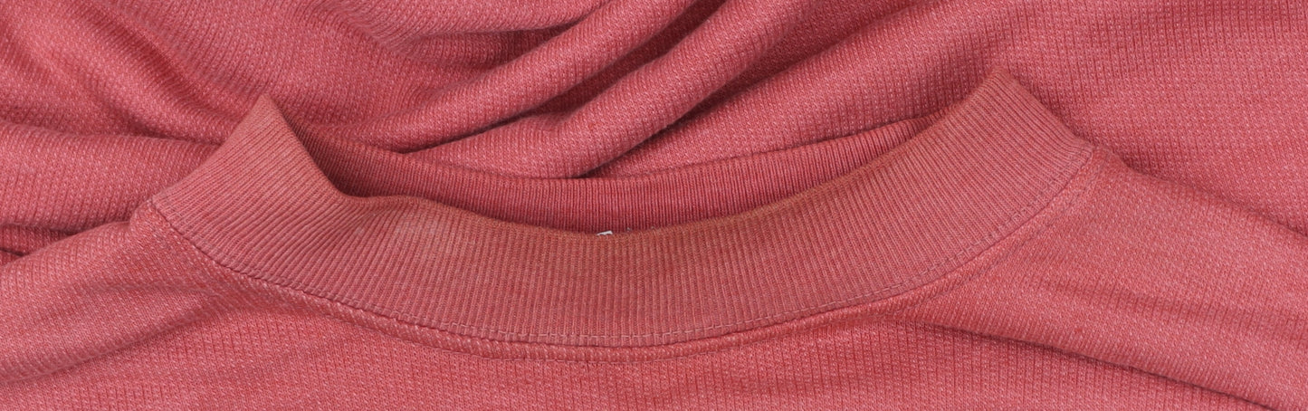 Le Shark Mens Red Cotton Blend Pullover Jumper Size L Vintage