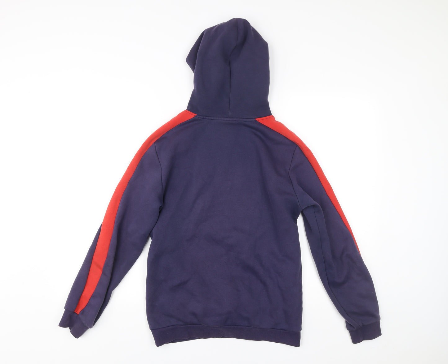 Puma Boys Blue Pullover Hoodie 14 Years Sports Logo Cotton Blend