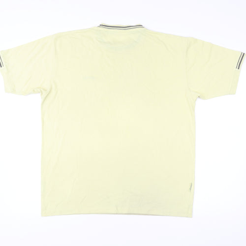 Slazenger Men's Yellow Short Sleeve Crew Neck T-Shirt Size M