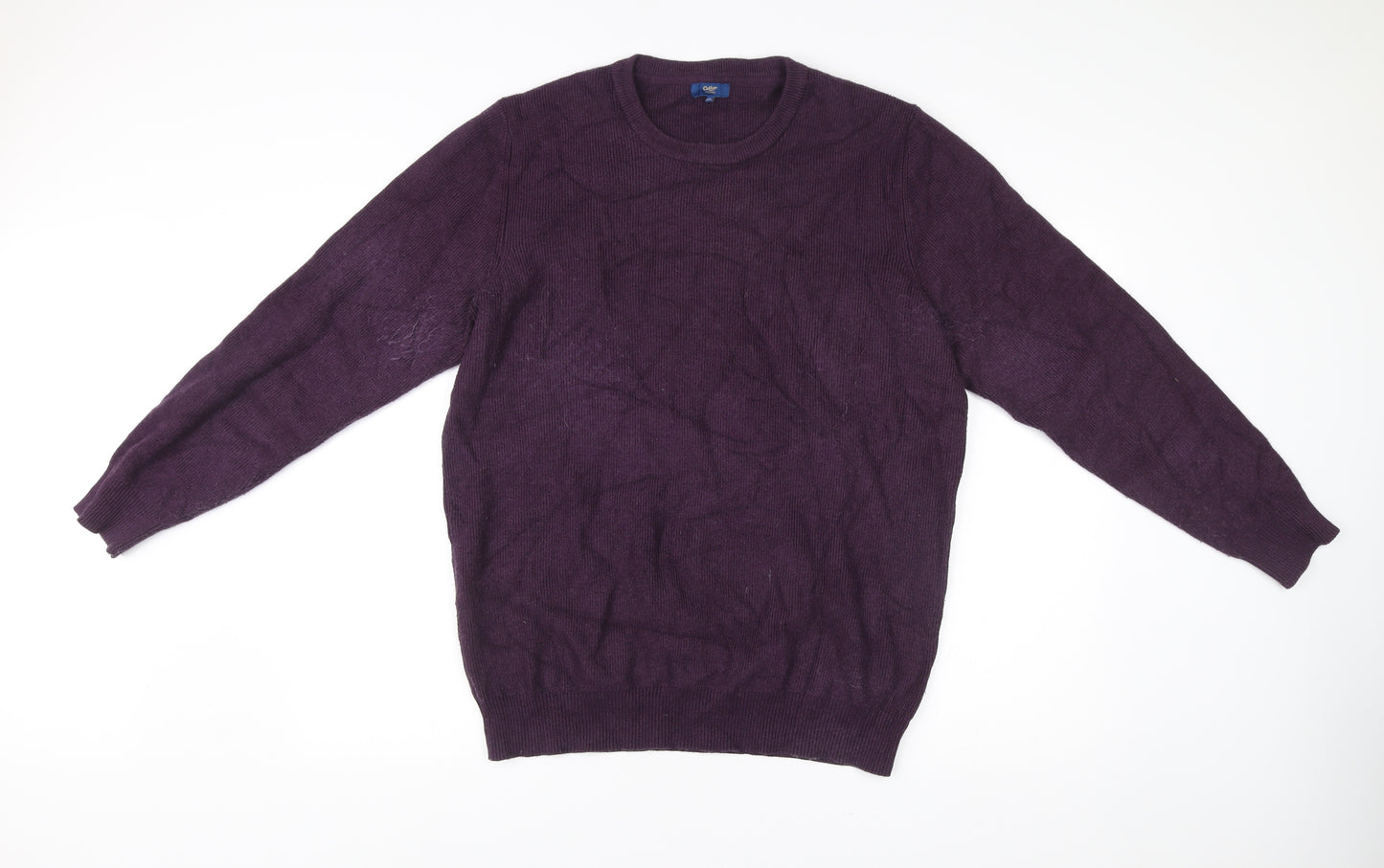 Cotton Traders Men’s Purple 2XL Crew Neck Pullover Jumper