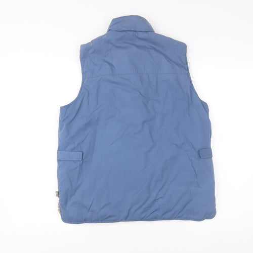 Hawkshead Men's Blue Waistcoat Bodywarmer M Polyester Cotton Hiking