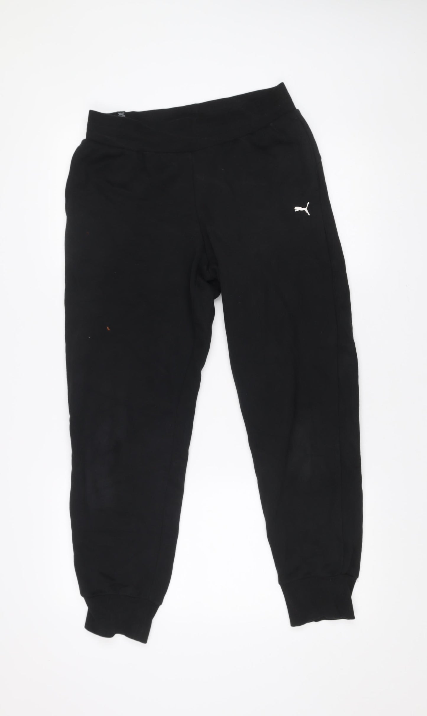 Puma Men's Black Jogger Sweatpants Size S Regular Fit Tapered