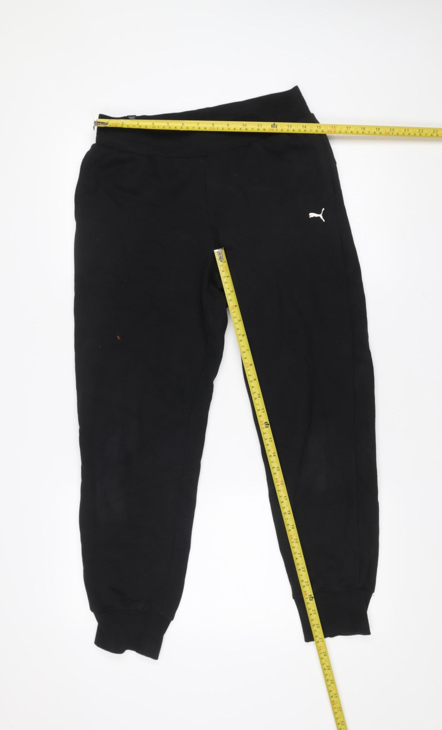 Puma Men's Black Jogger Sweatpants Size S Regular Fit Tapered