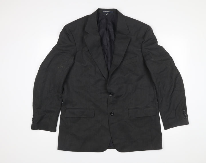 Greenwoods Classic Men's Grey 42R Regular Fit Blazer Jacket