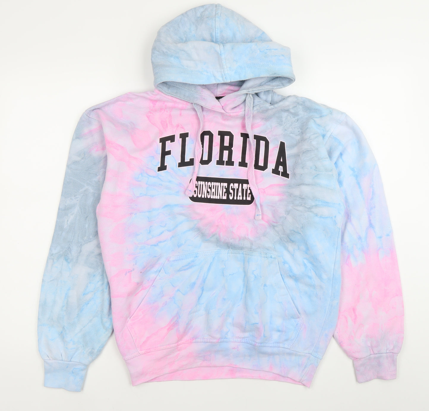 A.U. Apparel Womens Multicoloured Tie Dye Pullover Hoodie S