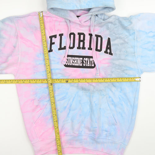 A.U. Apparel Womens Multicoloured Tie Dye Pullover Hoodie S