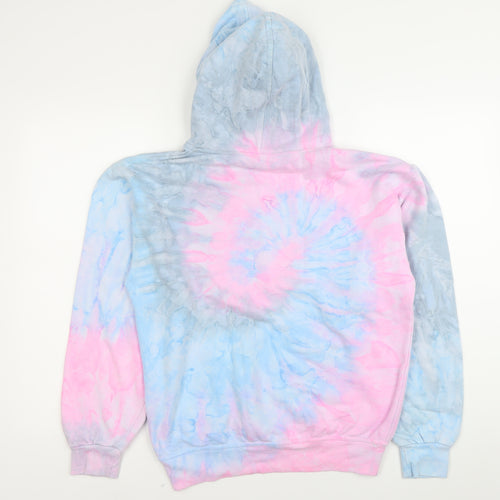 A.U. Apparel Womens Multicoloured Tie Dye Pullover Hoodie S