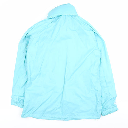 Regatta Women’s Blue Waterproof Rain Jacket Size 12 Hooded Outdoor Coat
