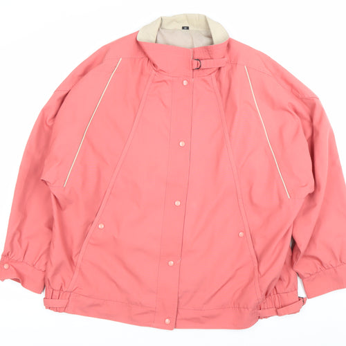 Fenwick Womens Pink Size 18 Casual Mid-Length Jacket