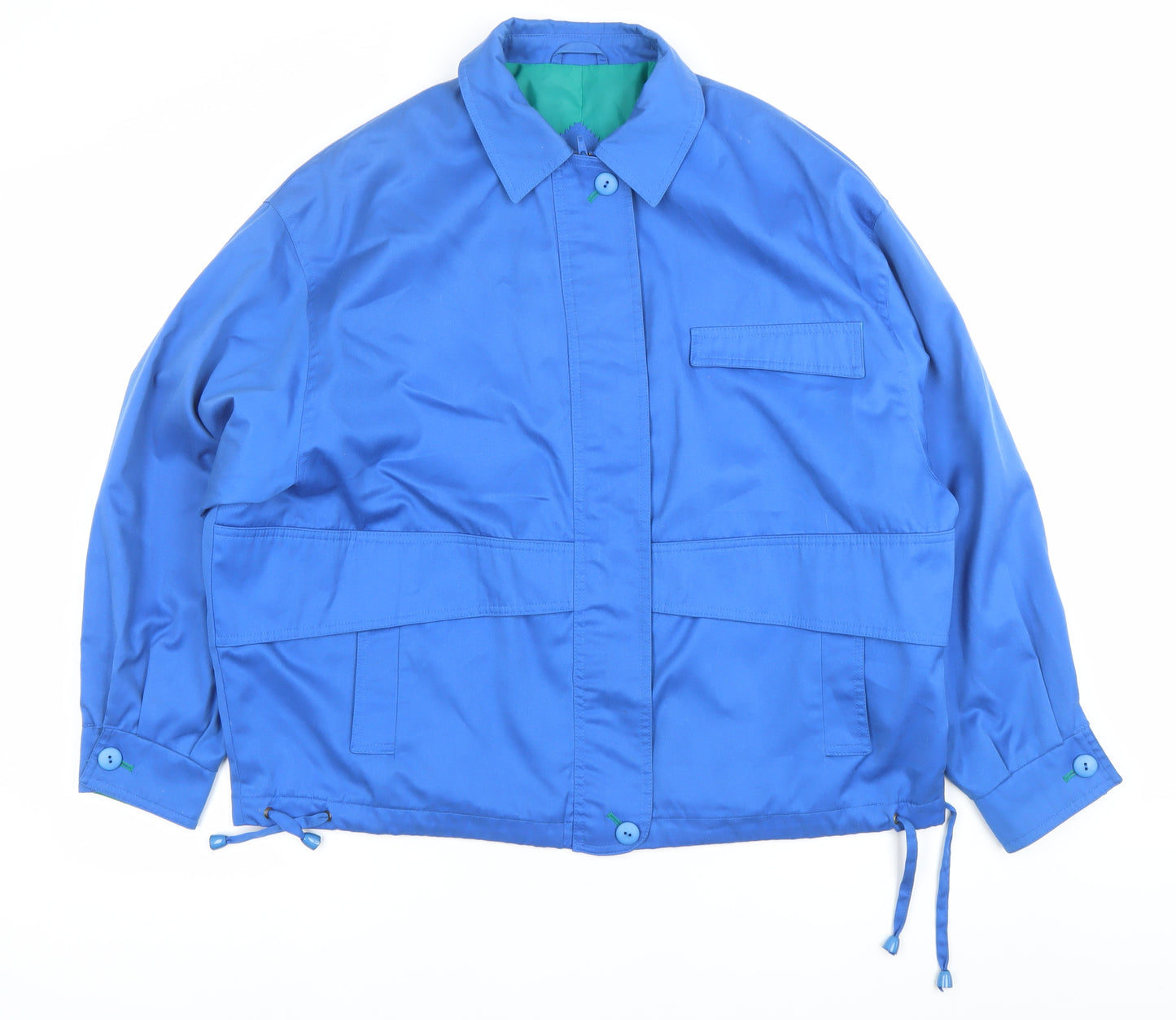 Simon Blair Women’s Blue XL Vintage Lightweight Button Jacket