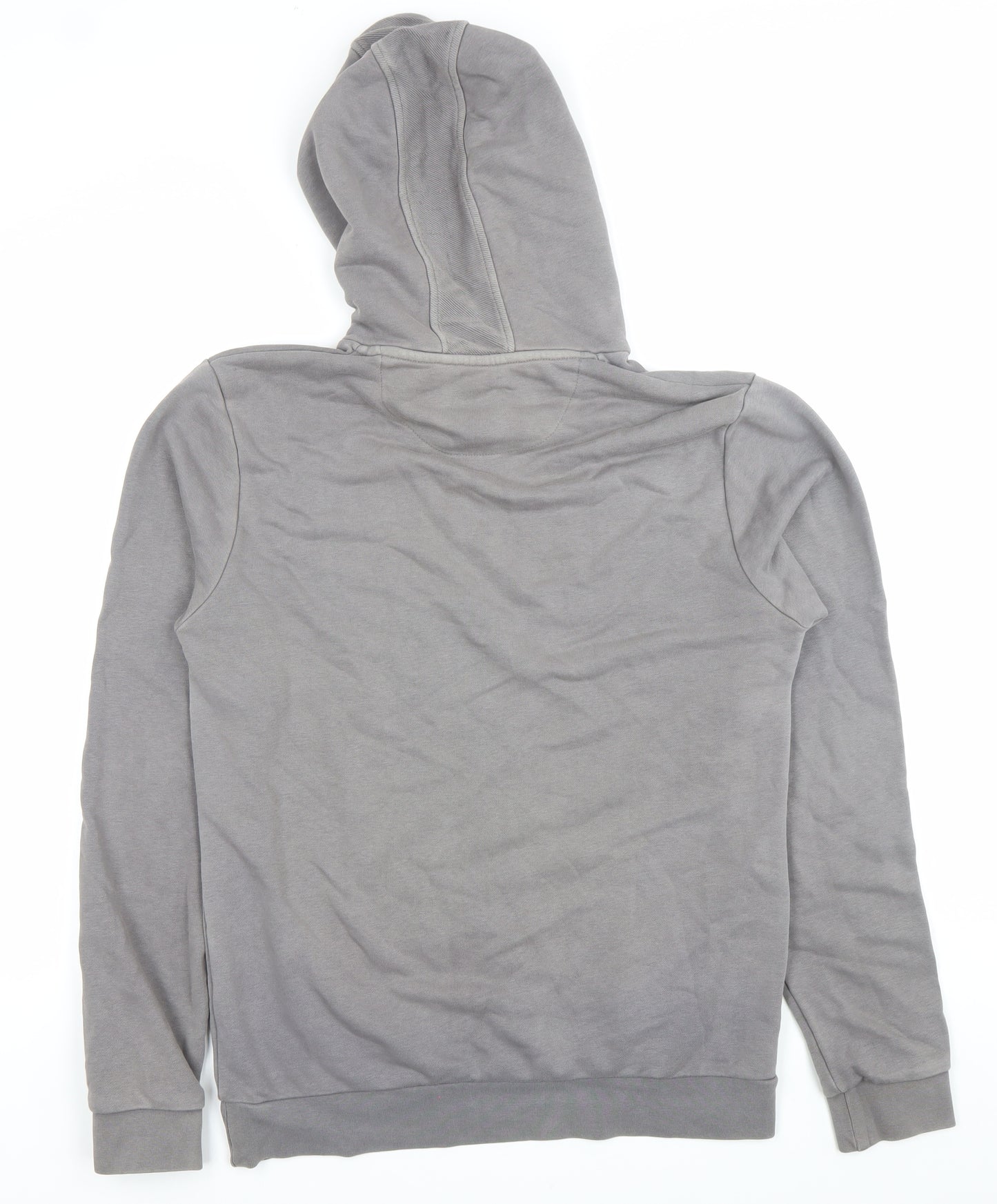 IWINZZ Men’s Grey Pullover Hoodie Medium Cotton Blend Kangaroo Pocket