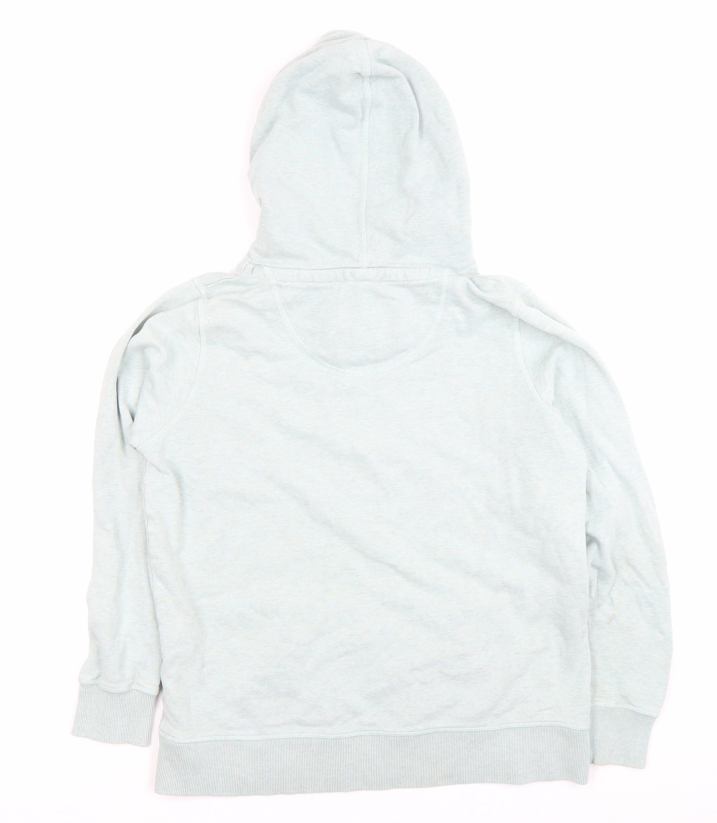 Fat Face Women Blue Pullover Hoodie Size 12 Cotton Blend