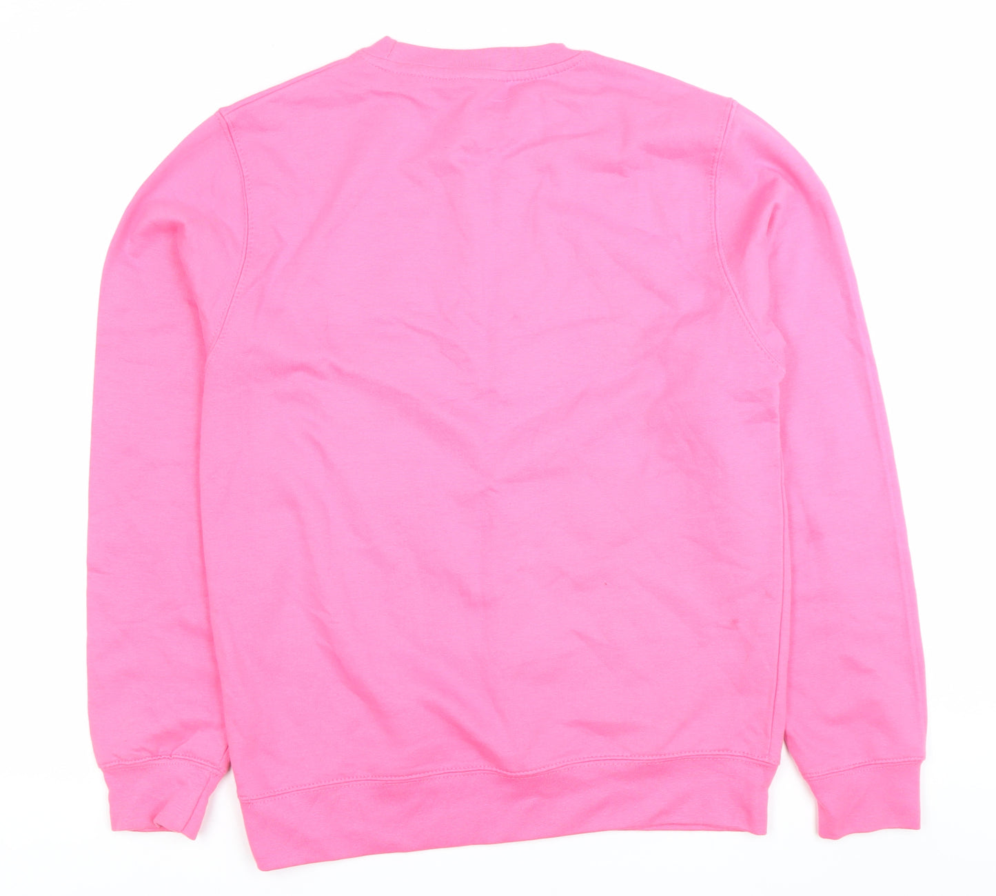 JustHoods Womens Pink Pullover Sweatshirt S Sports Graphic 89