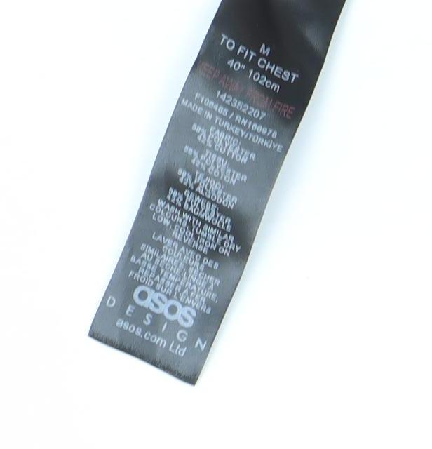 ASOS Design Men’s Brown M Pullover Sweatshirt Cotton Blend