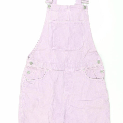 ASOS Women Purple XS Corduroy Dungaree Playsuit Adjustable Straps