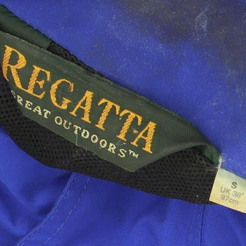 Regatta Men's Blue Waterproof Hooded Rain Jacket Size S 38in