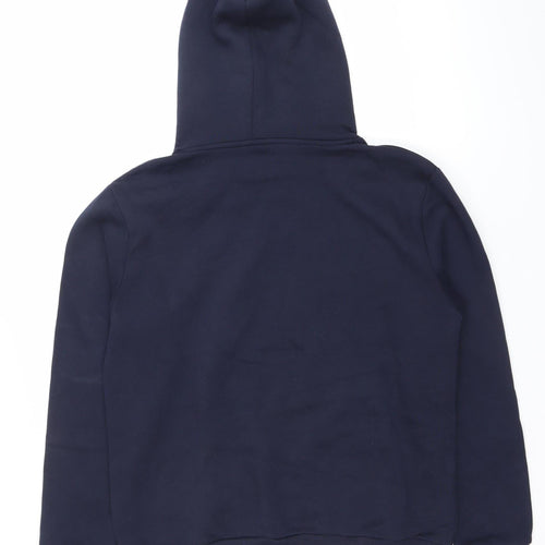 Disney Men’s Blue Graphic Pullover Hoodie Size M Cotton Blend