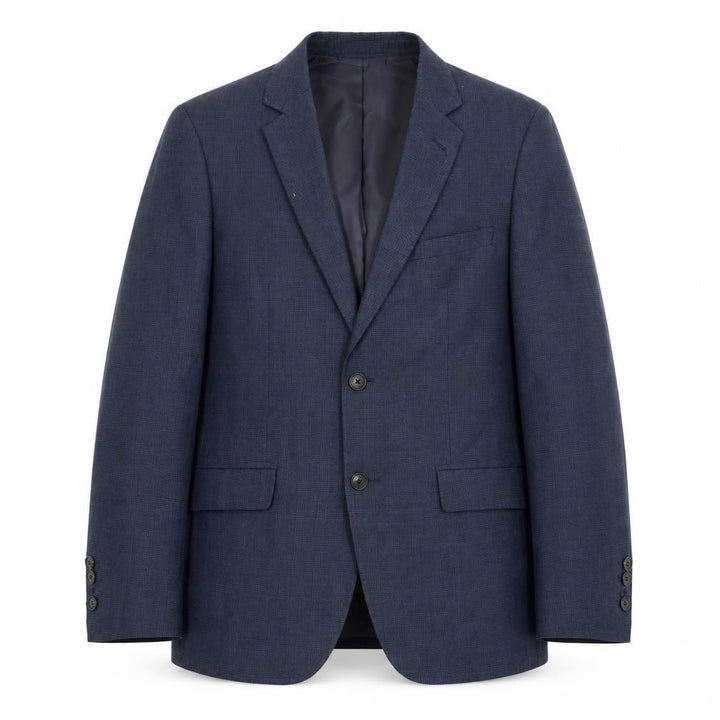 Jeff Banks Men’s Blue Checked 38R Regular Fit Blazer Jacket
