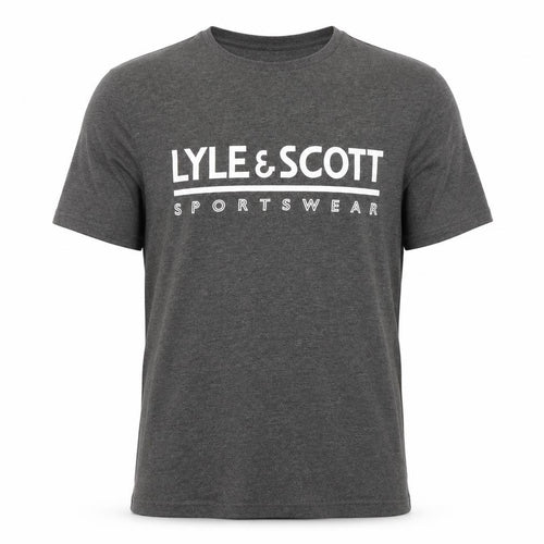 Lyle & Scott Mens Grey Sportswear Logo T-Shirt Size S