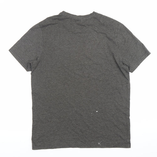 Lyle & Scott Mens Grey Sportswear Logo T-Shirt Size S