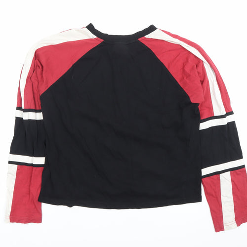 Ragged Jeans Womens XS Colourblock Long Sleeve Cotton T-Shirt