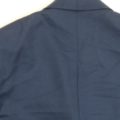 Berkertex Men’s Blue Wool Blazer Jacket 40 Chest Notch Lapel