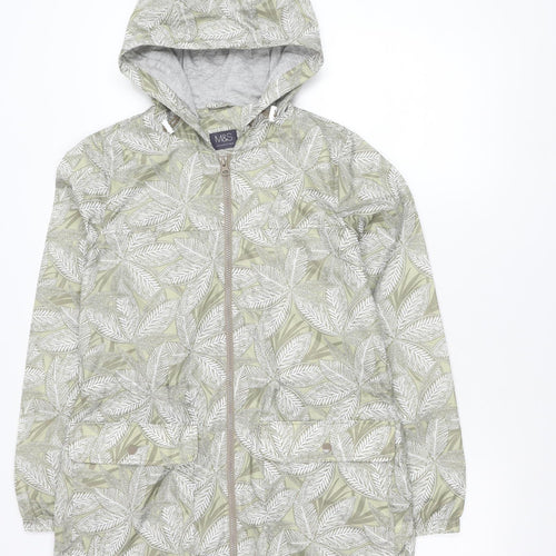 Marks and Spencer Womens Multicoloured Small Rain Jacket Hooded
