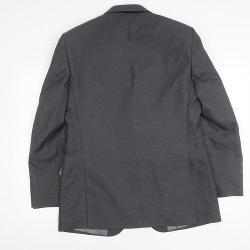 Marks and Spencer Men's Grey 40 Chest Blazer Jacket Medium