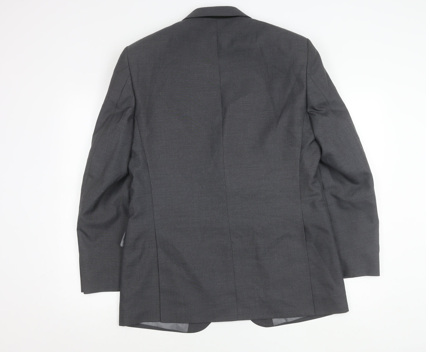 Marks and Spencer Men's Grey 40 Chest Blazer Jacket Medium