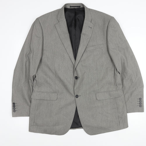 Greenwoods Mens Grey 44 Blazer Jacket Regular Fit Formal