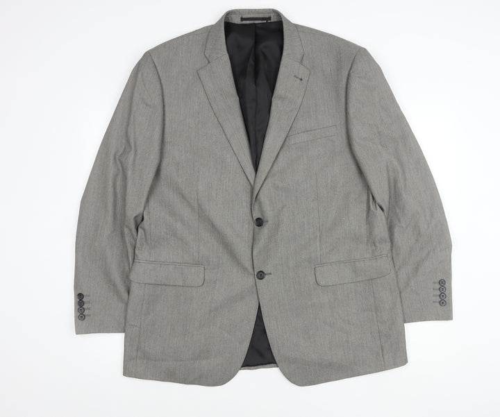 Greenwoods Mens Grey 44 Blazer Jacket Regular Fit Formal